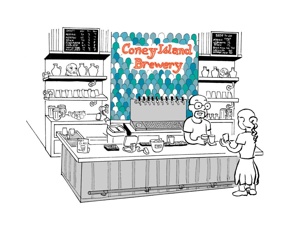 coney island brewery comic