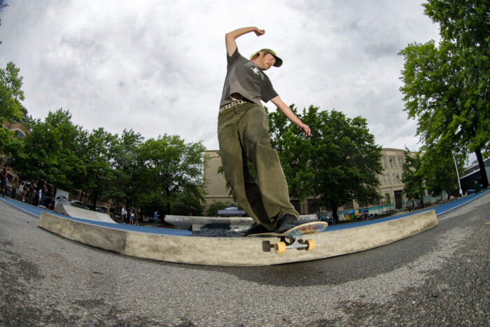 skateboarder on bench the skateboard project