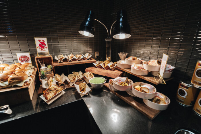 Barclays Center celebrated the launch of this season's tasty new food selections.