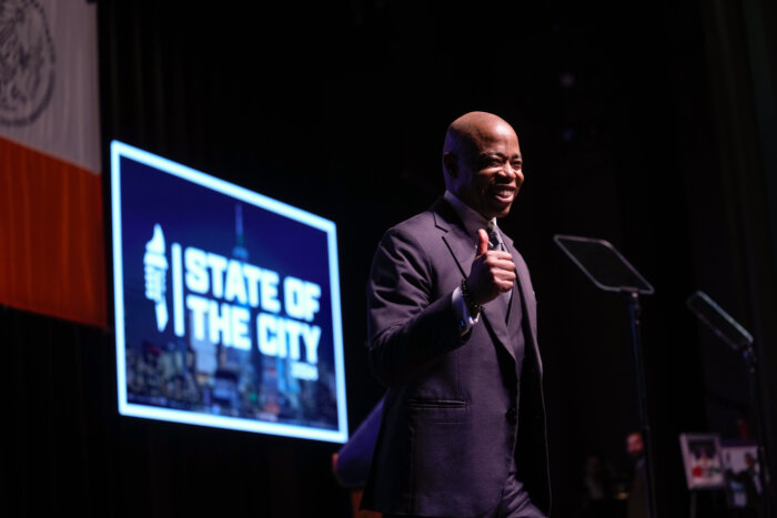 eric adams at state of the city