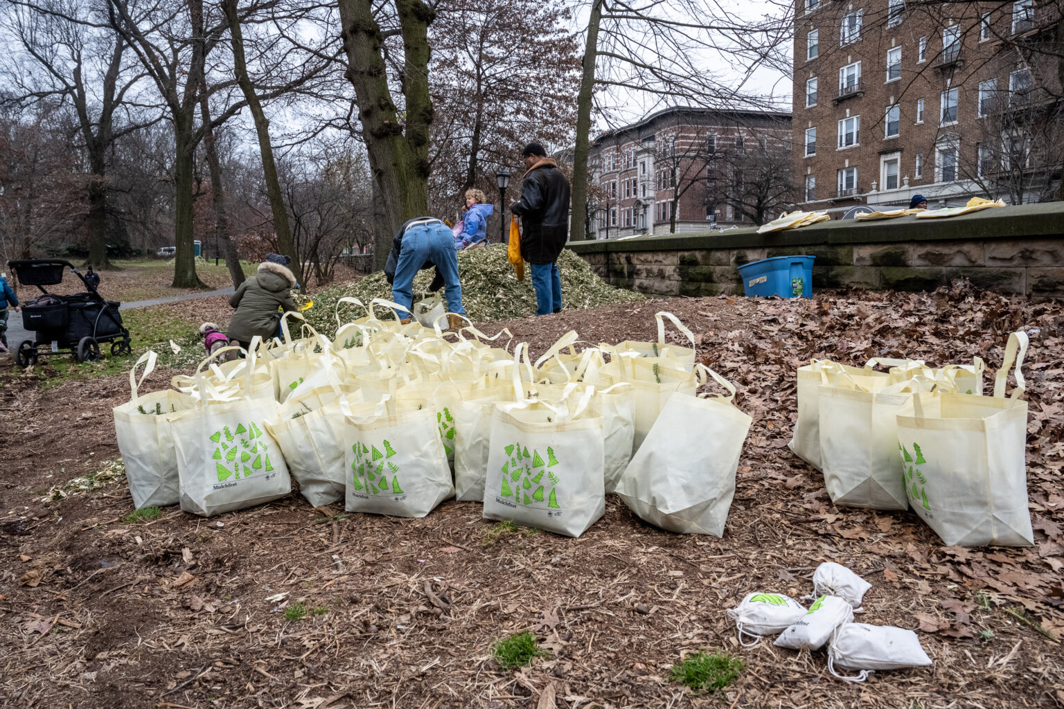Brooklynites bid ‘firwell’ to holiday trees on last weekend of