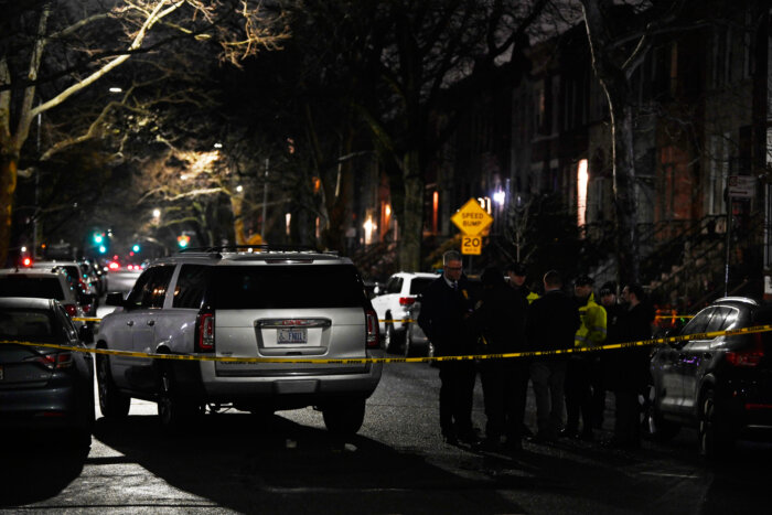 scene of pedestrian crash in Bed-Stuy