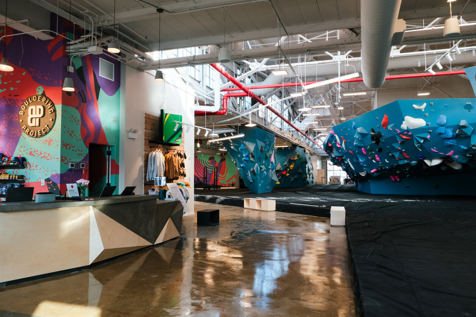 Transformed Bouldering Project Brooklyn reopens in Gowanus with new climbing walls, yoga classes