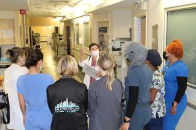 A Brooklyn nurse uses lessons learned through working with COVID patients to influence her work today.