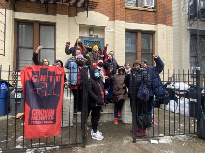 "No justice, no peace": Crown Heights tenants are fighting to take control of their building after years of no repairs by slumlord and city agencies.