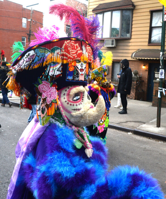 person in costume at three kings day parade