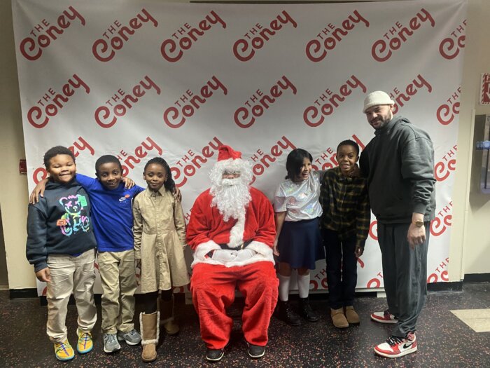 santa event hosted by the coney bensonhurst