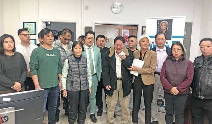 family of dyker heights woman at press conference