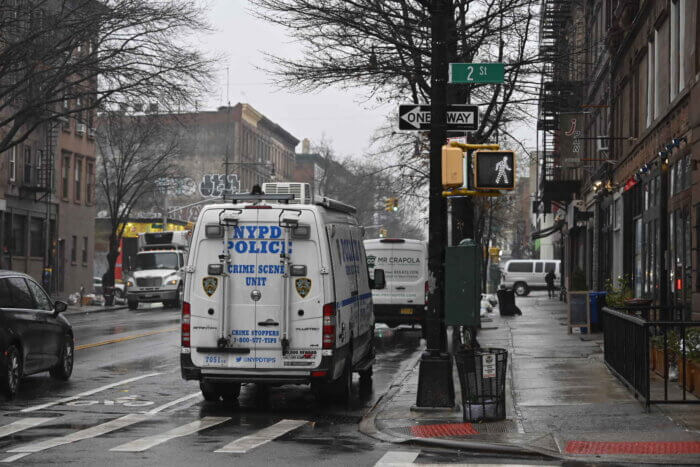 police van in park slope