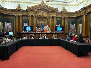 Congressman Goldman and Brooklyn beep sat down with gun violence survivors for a roundtable discussion.