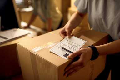ups shipping label