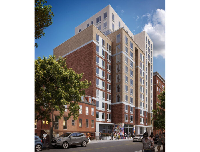 rendering of affordable housing in fort greene