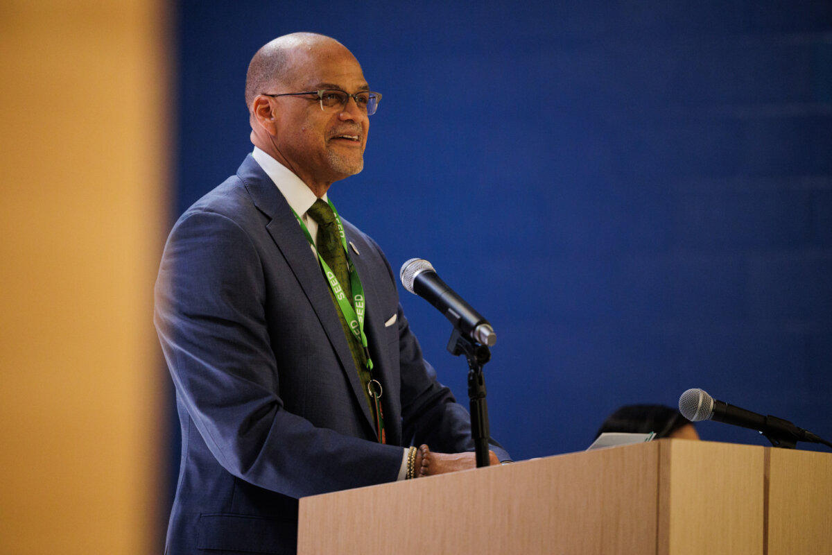 public schools chancellor david c. banks at special education announcement