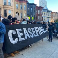 gaza ceasefire protest