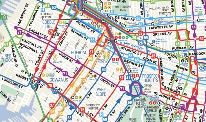 2010 bus map with b71