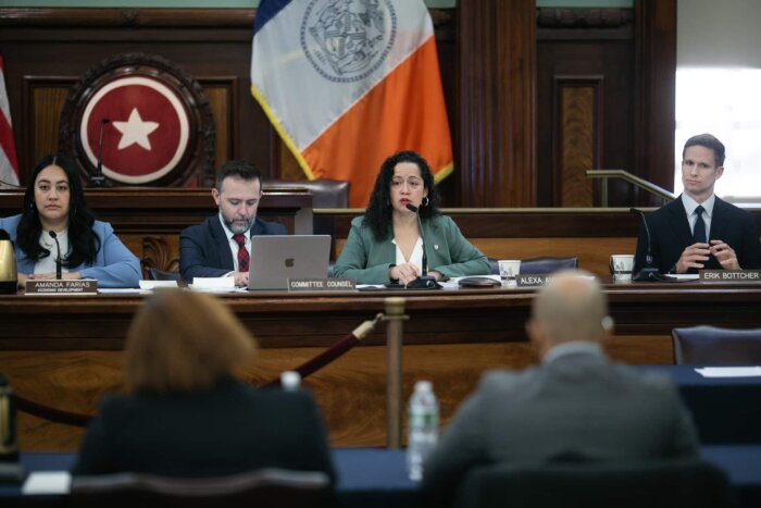 council member alexa avilés at cruise ship hearing