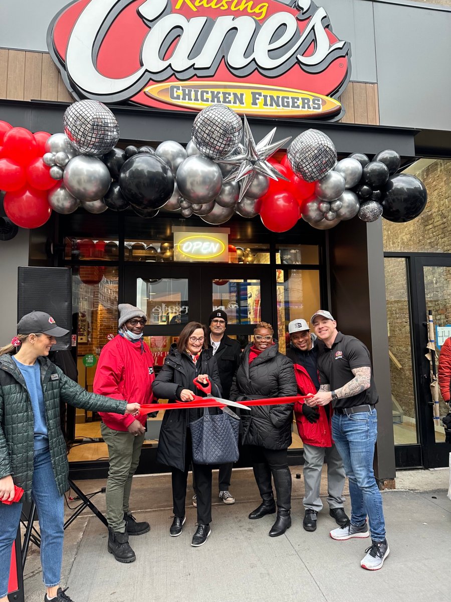 raising cane's ribbon cutting