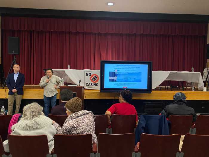 Coney Islanders held an anti-casino forum and panel on Feb. 12.