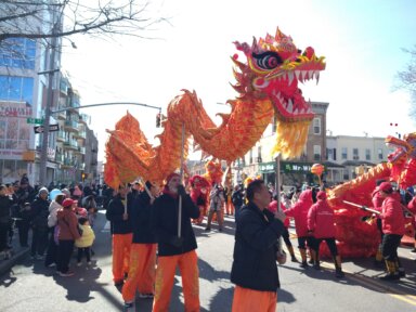 Susan Zhuang hosts Brooklyn's first Chinese Lantern Festival in Sunset Park.