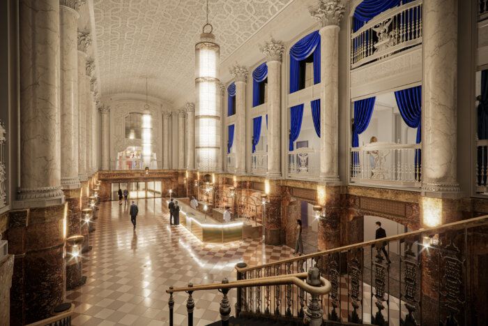 interior of brooklyn paramount theater