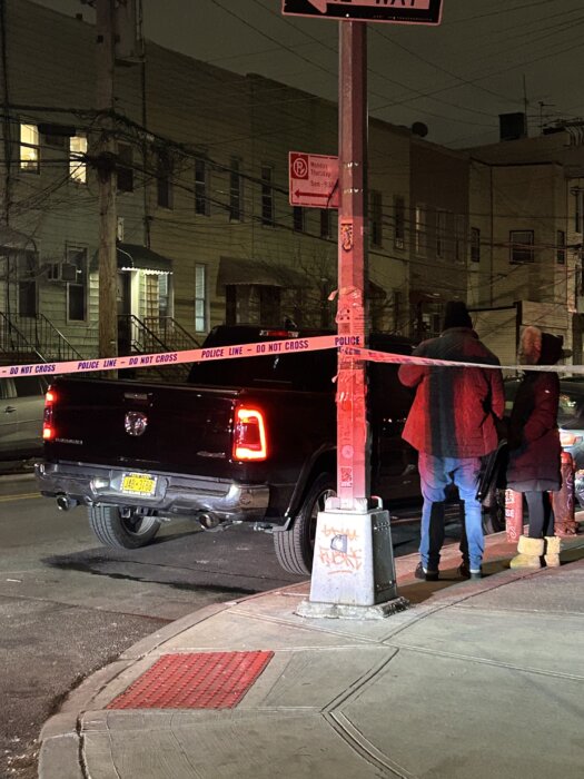 truck in greenpoint crash