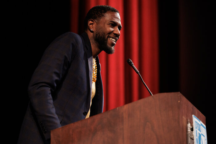 NYC Public Advocate Jumaane Williams speaks during the Brooklyn state of the borough address at CUNY City Tech on Wednesday, March 13, 2024.
