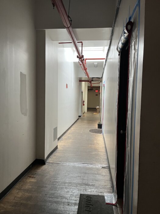 upstairs hallway at 135 kent avenue