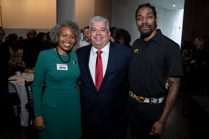 eric gonzalez with others at the spark prize