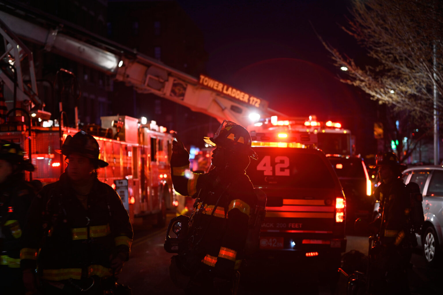 Two men found dead after blaze at Bath Beach apartment building