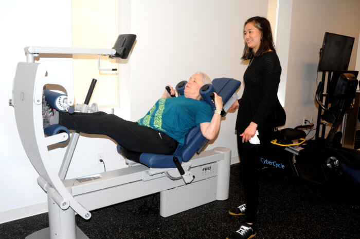 The new Bay Ridge Center at 15 Bay Ridge Avenue with a state-of-the-art exercise equipment and instructors.