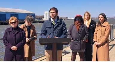 governor's island ferry rally