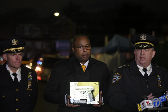 police at shooting press conference