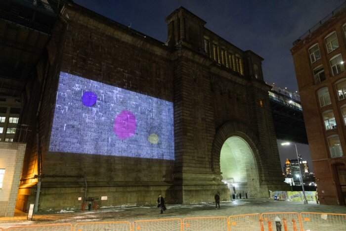 Dumbo Improvement District unveils second volume of projection project.