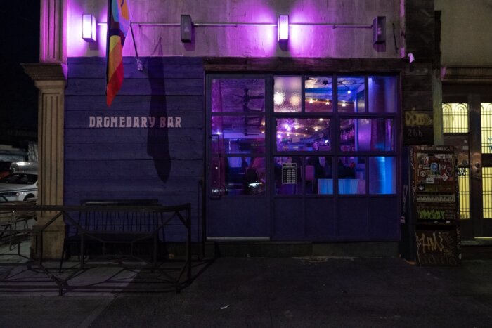 exterior of dromedary bar