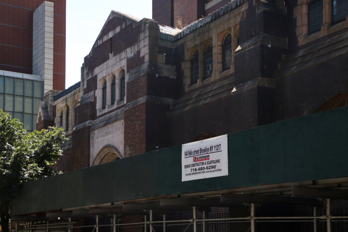 exterior of hanson place methodist church