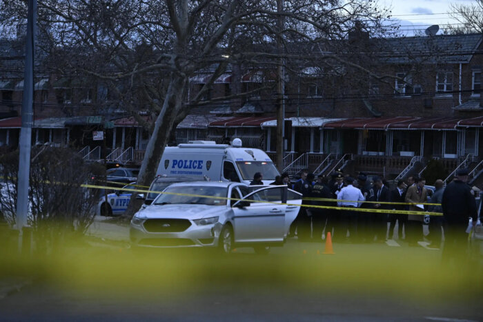 scene of east flatbush police shooting