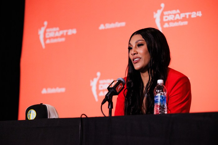 Kamilla Cardoso is heading to Illinois. to play for the Chicago Sky with No. 7 pick, Angel Reese.