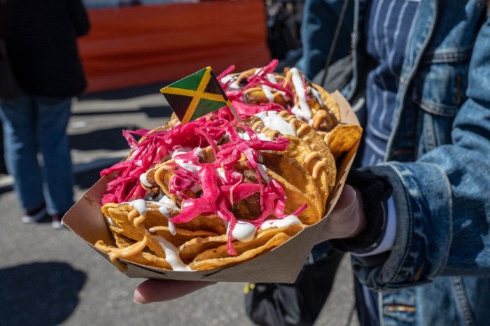 nachos at smorgasburg