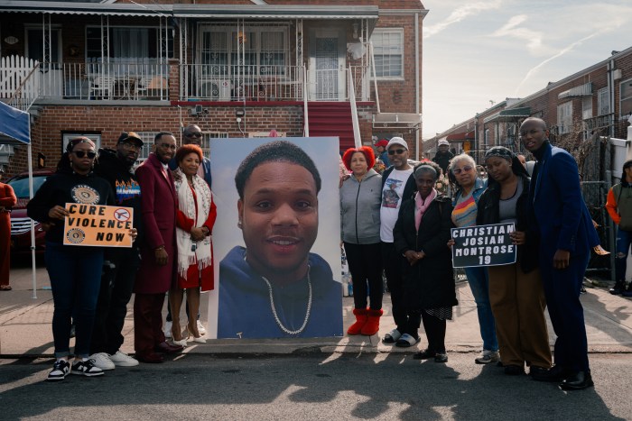 Community members and local orgs held a rally to protest gun violence and honor Christian Josiah Montrose who was murdered in Canarsie on March 19, 2024.