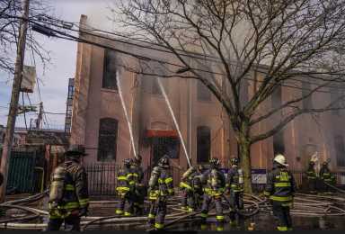 fire at williamsburg church