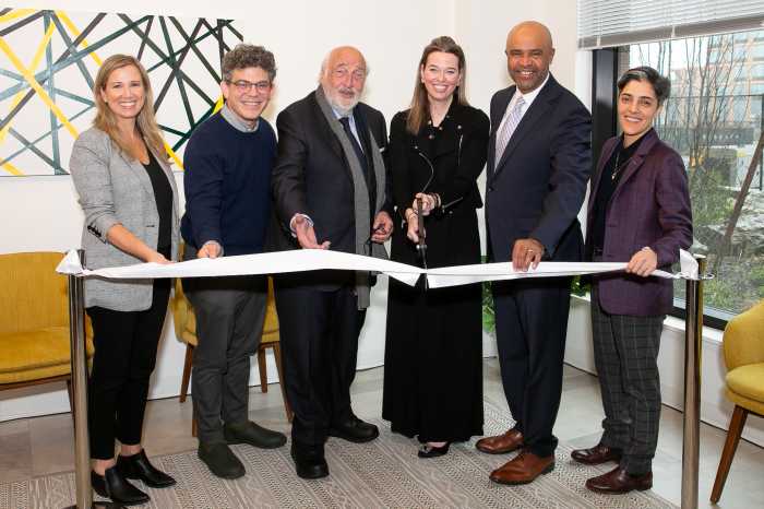 greenpoint landing ribbon cutting