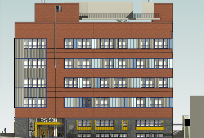 rendering of bay ridge public school