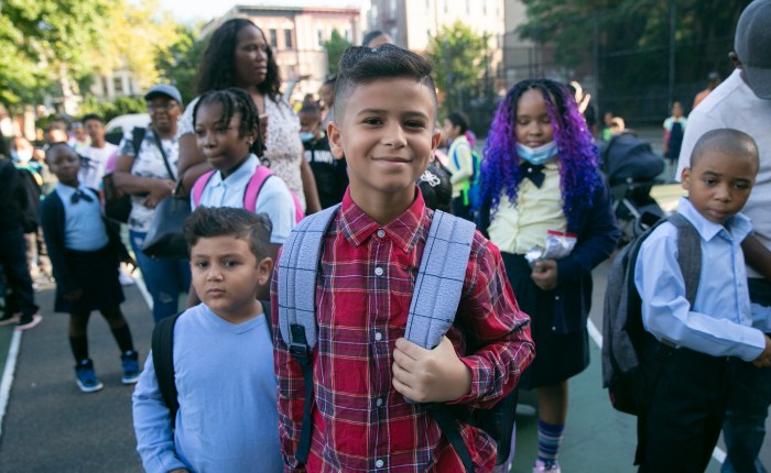 students at school