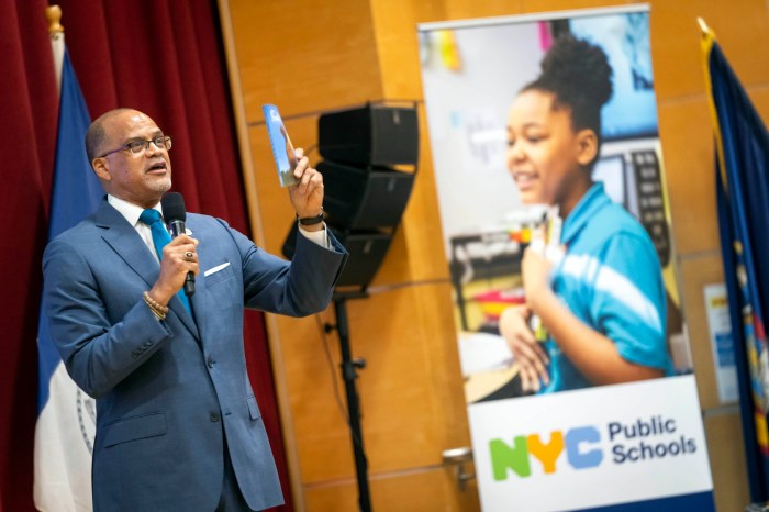 david c. banks at school curriculum announcement