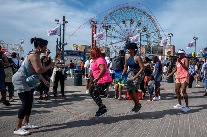 double dutch on coney island boardwalk