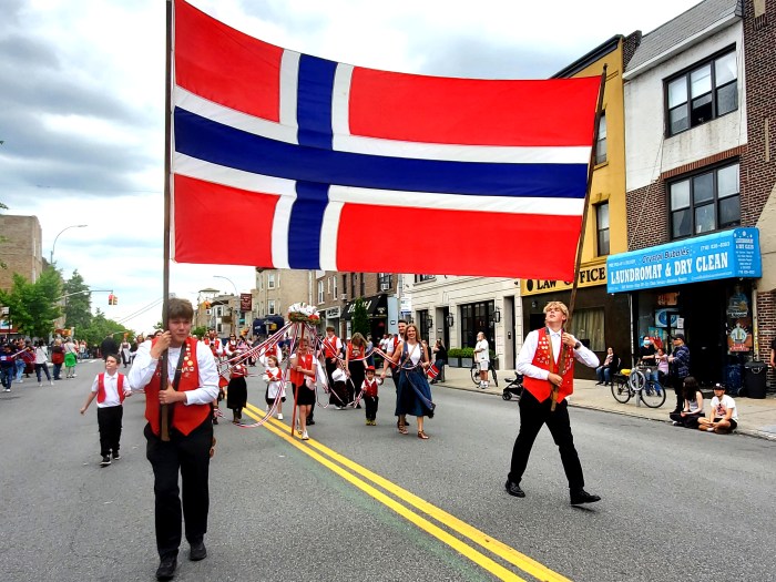old norwegian day parade photo