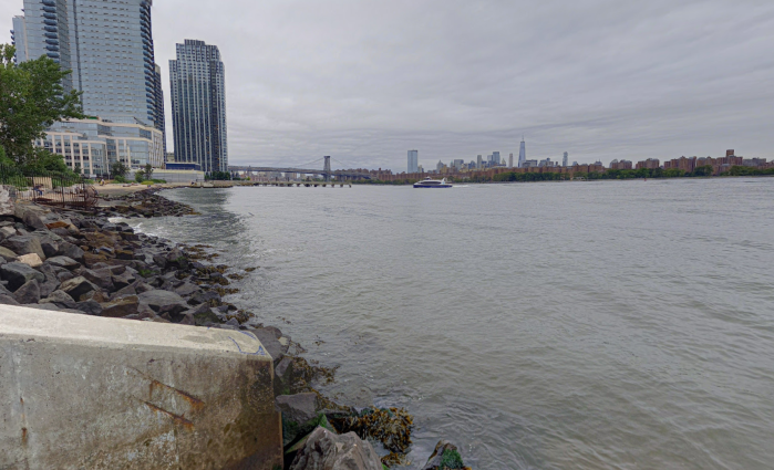 east river near bushwick inlet park