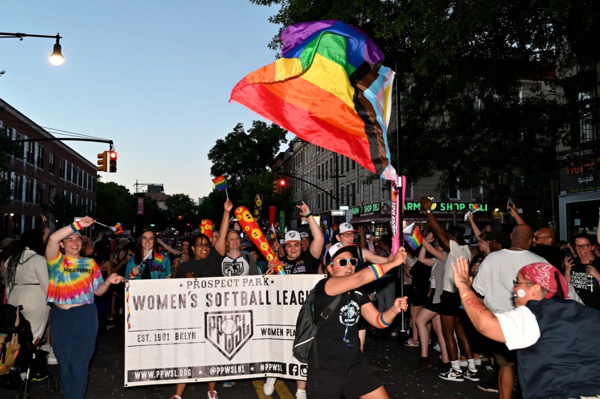 people parking at brooklyn pride parade