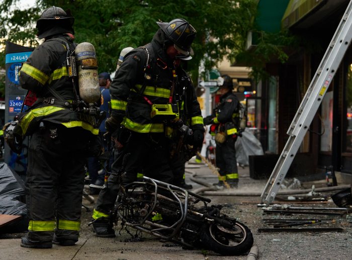 burned e-bike