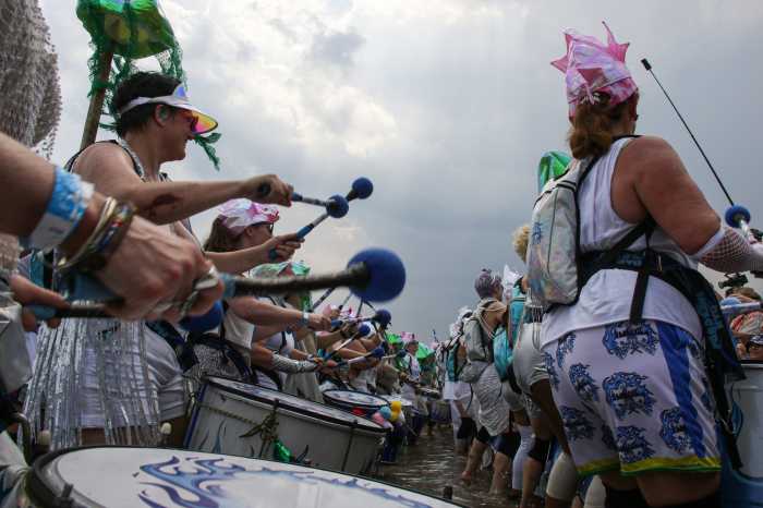 Brooklyn, NY : Coney Island Mermaid Parade on June 22, 2024. Photo by Erica Price